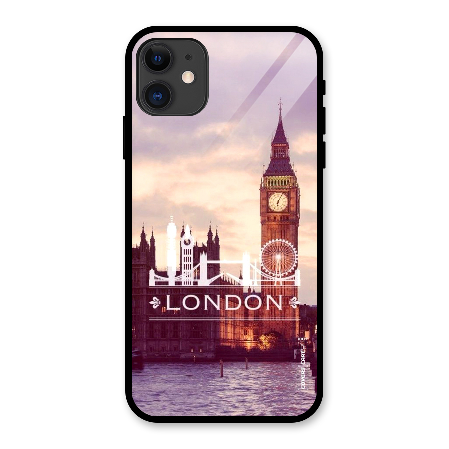 City Tower Glass Back Case for iPhone 11