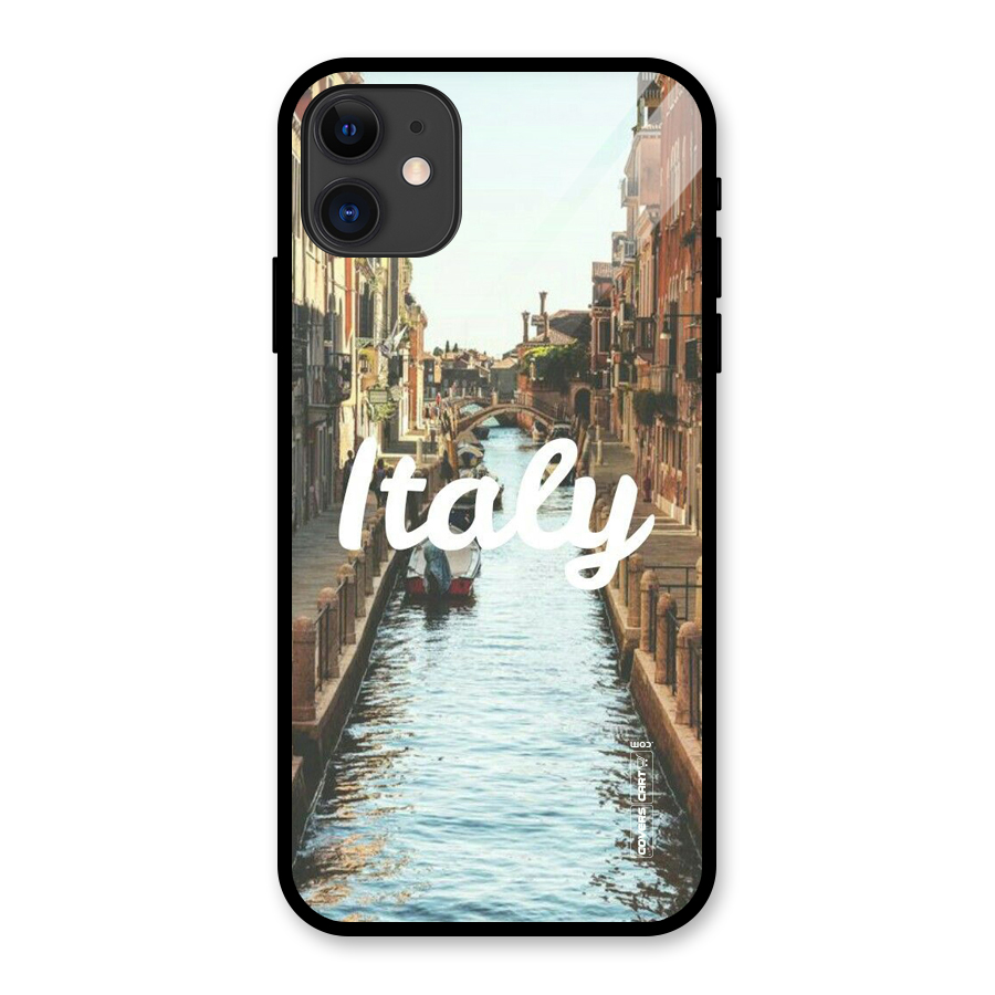 City Travel Glass Back Case for iPhone 11