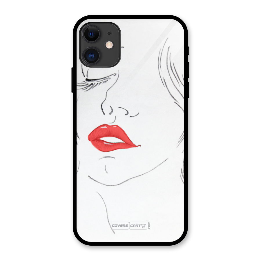 Classy Girl Glass Back Case for iPhone 11