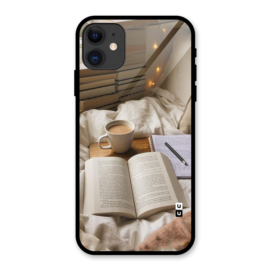 Coffee And Books Glass Back Case for iPhone 11