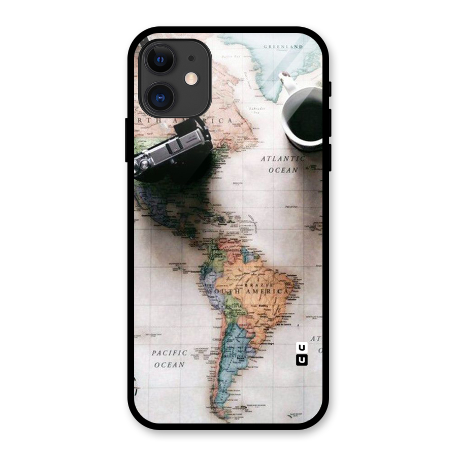 Coffee And Travel Glass Back Case for iPhone 11