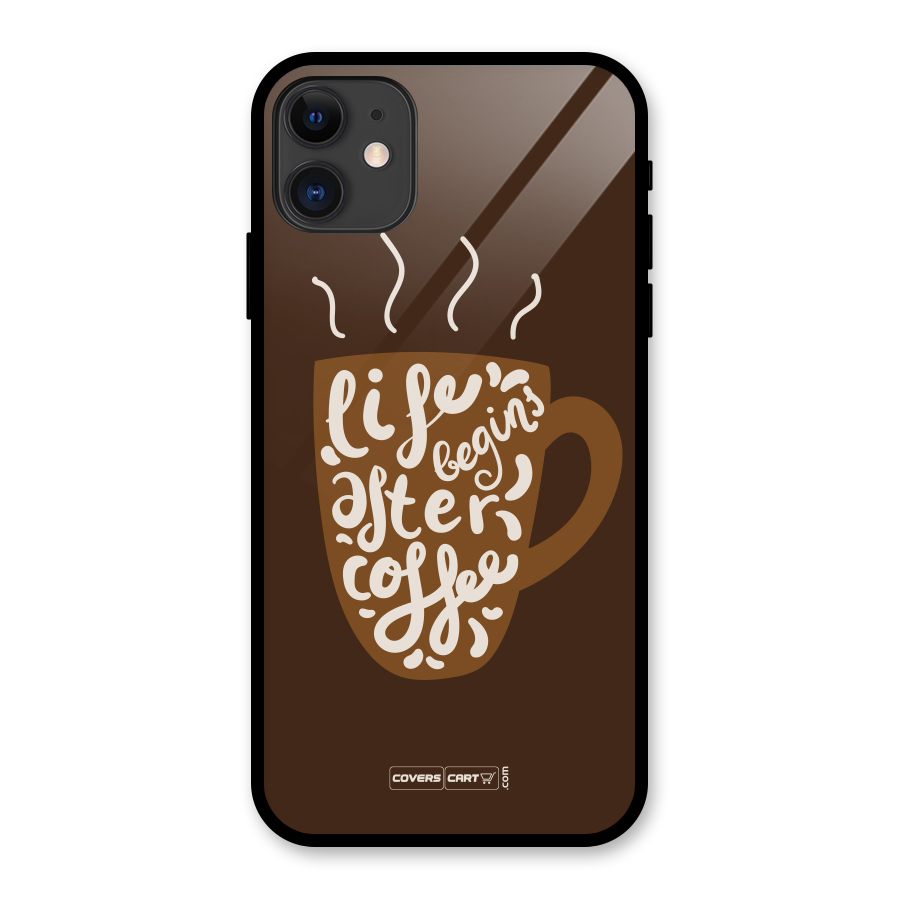 Coffee Mug Glass Back Case for iPhone 11