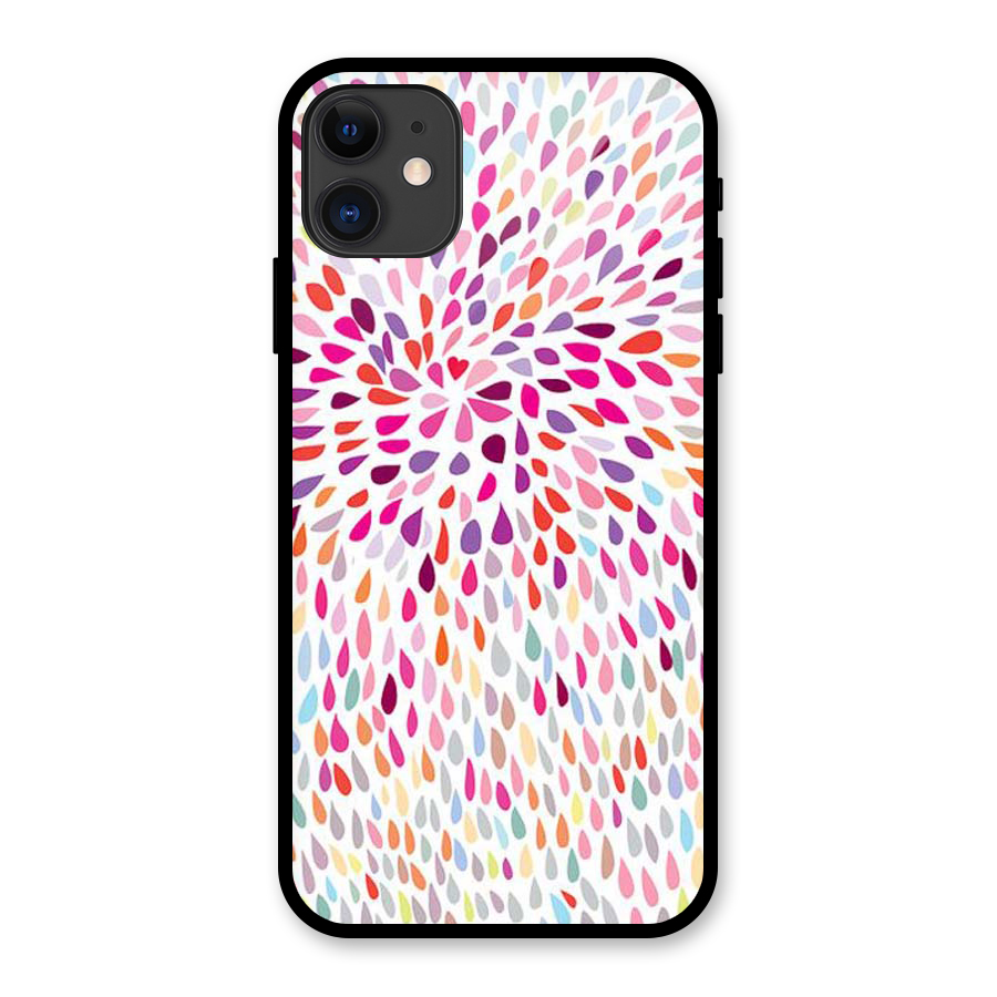 Colorful Decorative Pattern Glass Back Case for iPhone 11