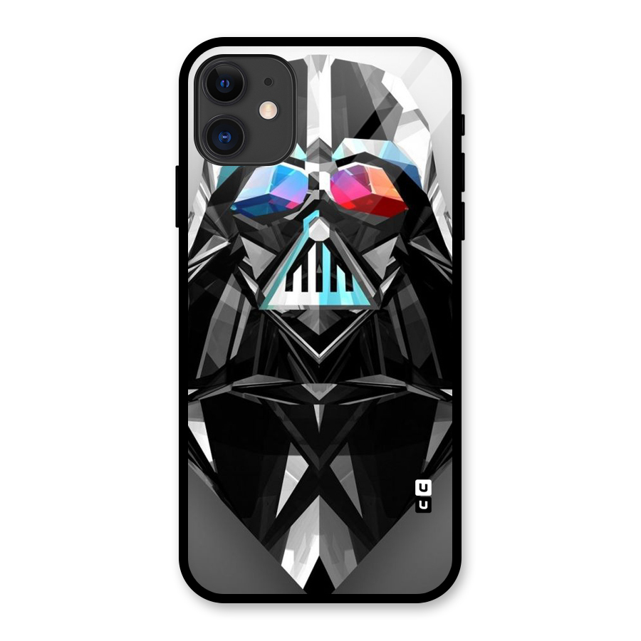 Crystal Robot Glass Back Case for iPhone 11