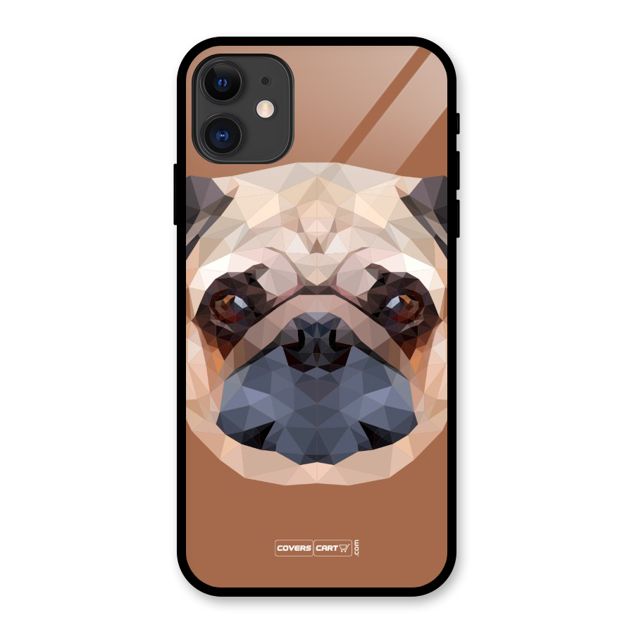Cute Pug Glass Back Case for iPhone 11