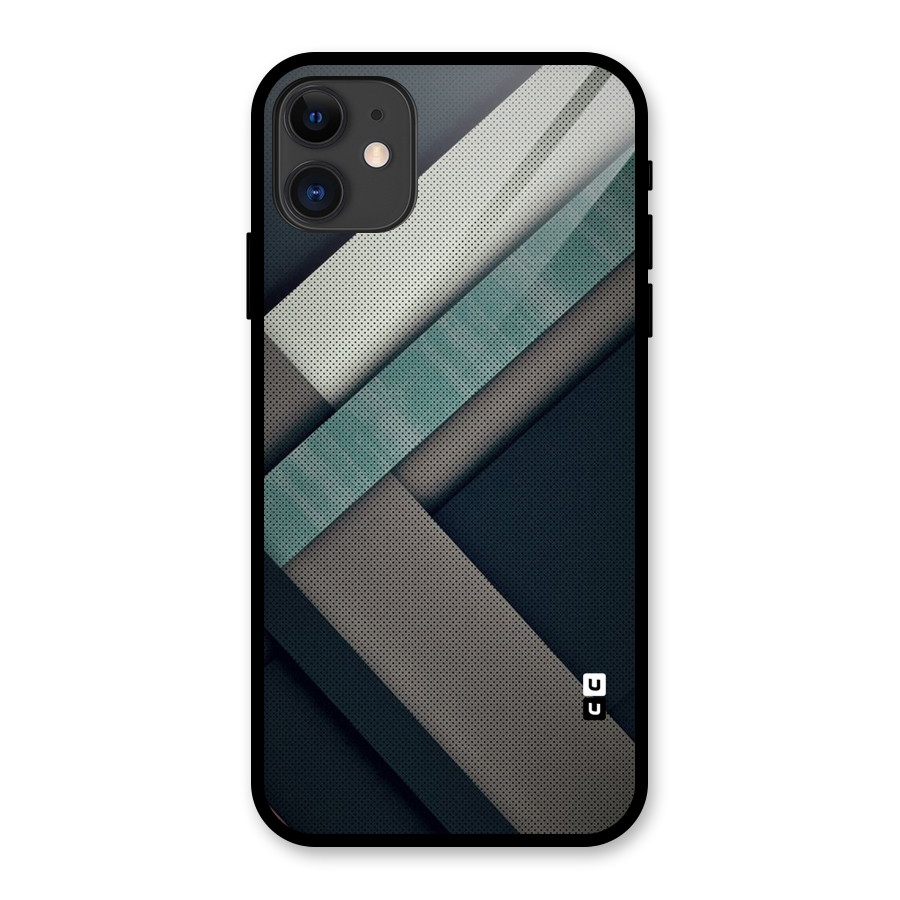 Dark Stripes Glass Back Case for iPhone 11