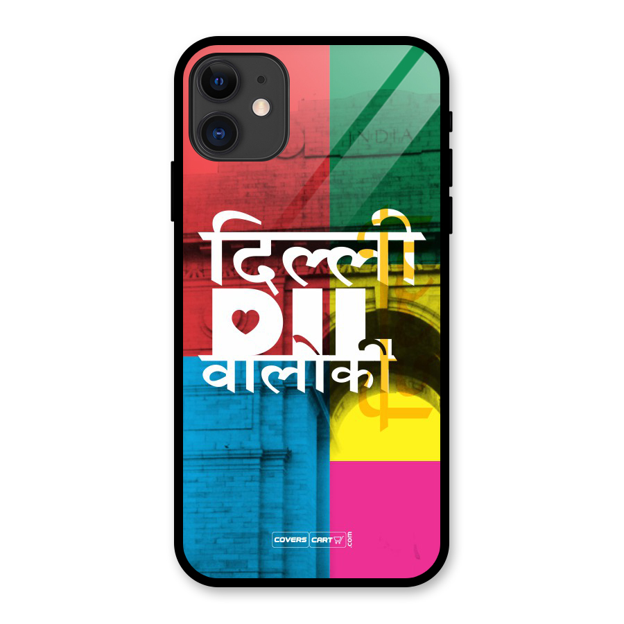Delhi Citystyle Glass Back Case for iPhone 11