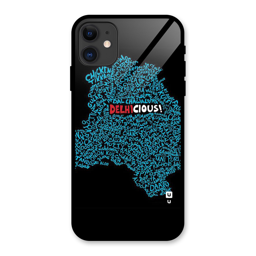 Delhicious Glass Back Case for iPhone 11