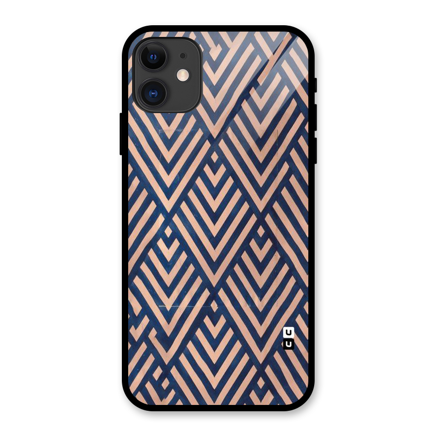 Diamond Blues Glass Back Case for iPhone 11