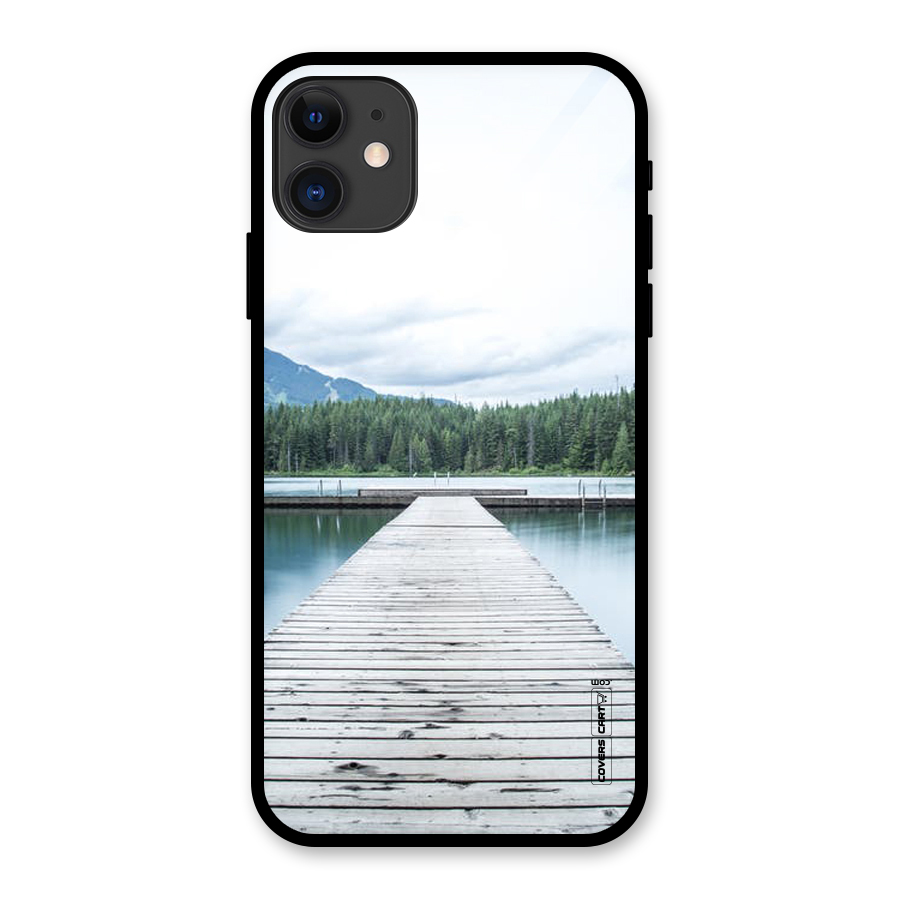 Dock River Glass Back Case for iPhone 11