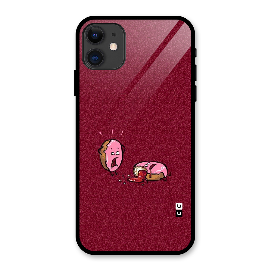Donut Murder Glass Back Case for iPhone 11