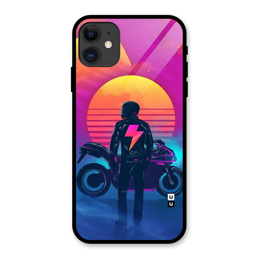 Electric Ride Glass Back Case for iPhone 11