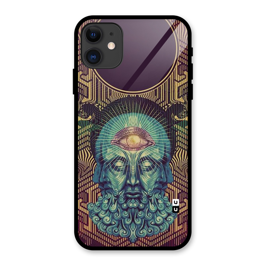 Eye Design Glass Back Case for iPhone 11