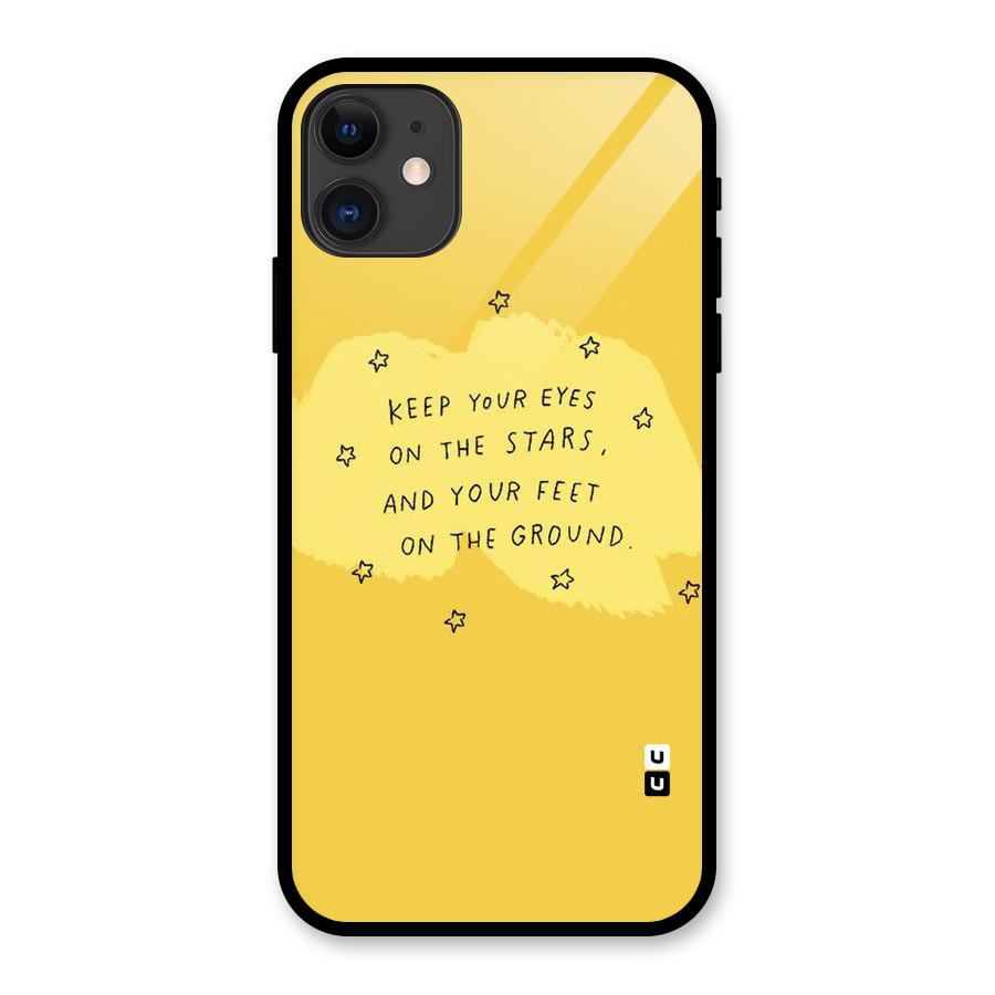 Eyes On Stars Glass Back Case for iPhone 11