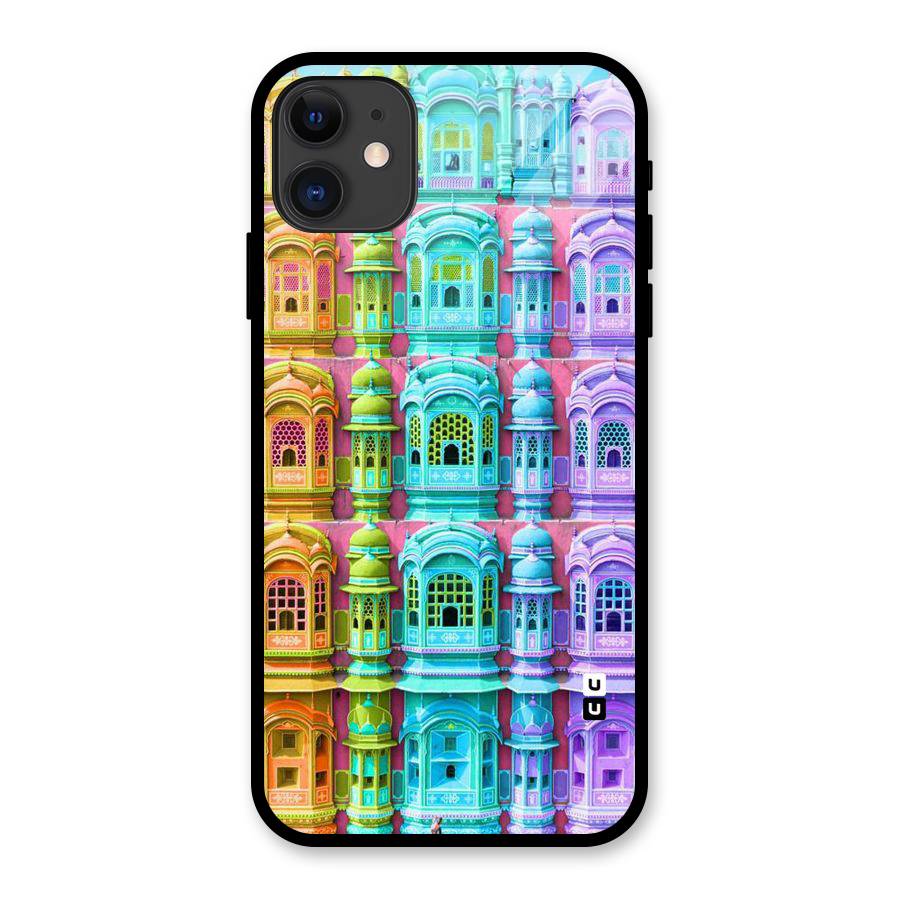 Fancy Architecture Glass Back Case for iPhone 11