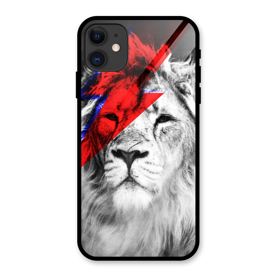 Fearless Lion Glass Back Case for iPhone 11