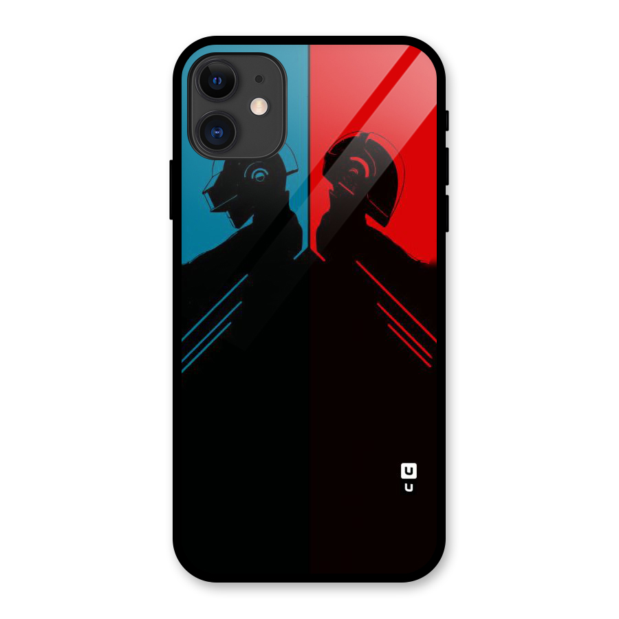 Fight Colours Glass Back Case for iPhone 11