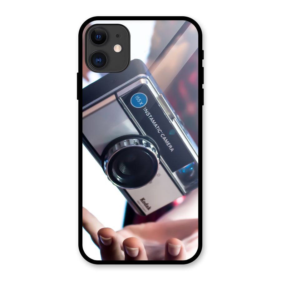 Floating Camera Glass Back Case for iPhone 11