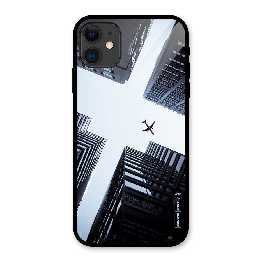 Fly Perspective Glass Back Case for iPhone 11