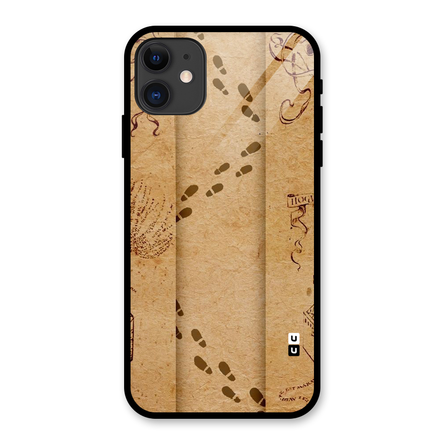Footsteps Glass Back Case for iPhone 11