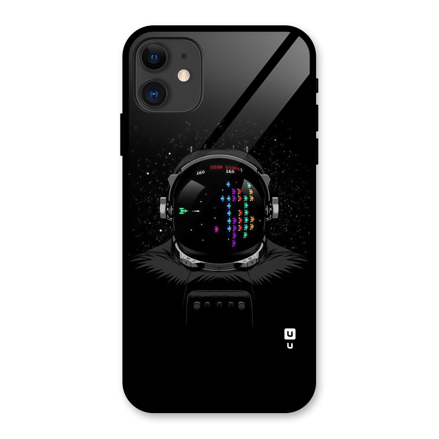 Gamer Head Glass Back Case for iPhone 11