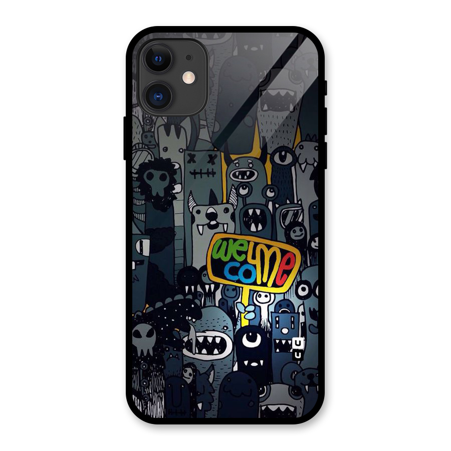 Ghost Welcome Glass Back Case for iPhone 11