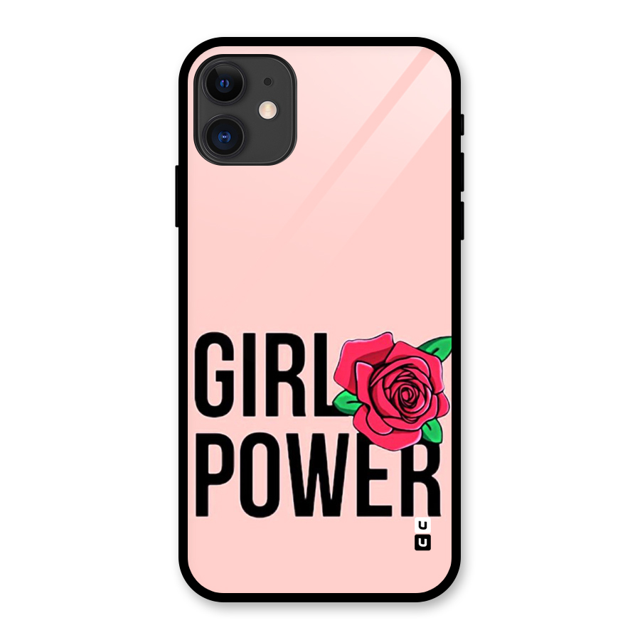 Girl Power Glass Back Case for iPhone 11