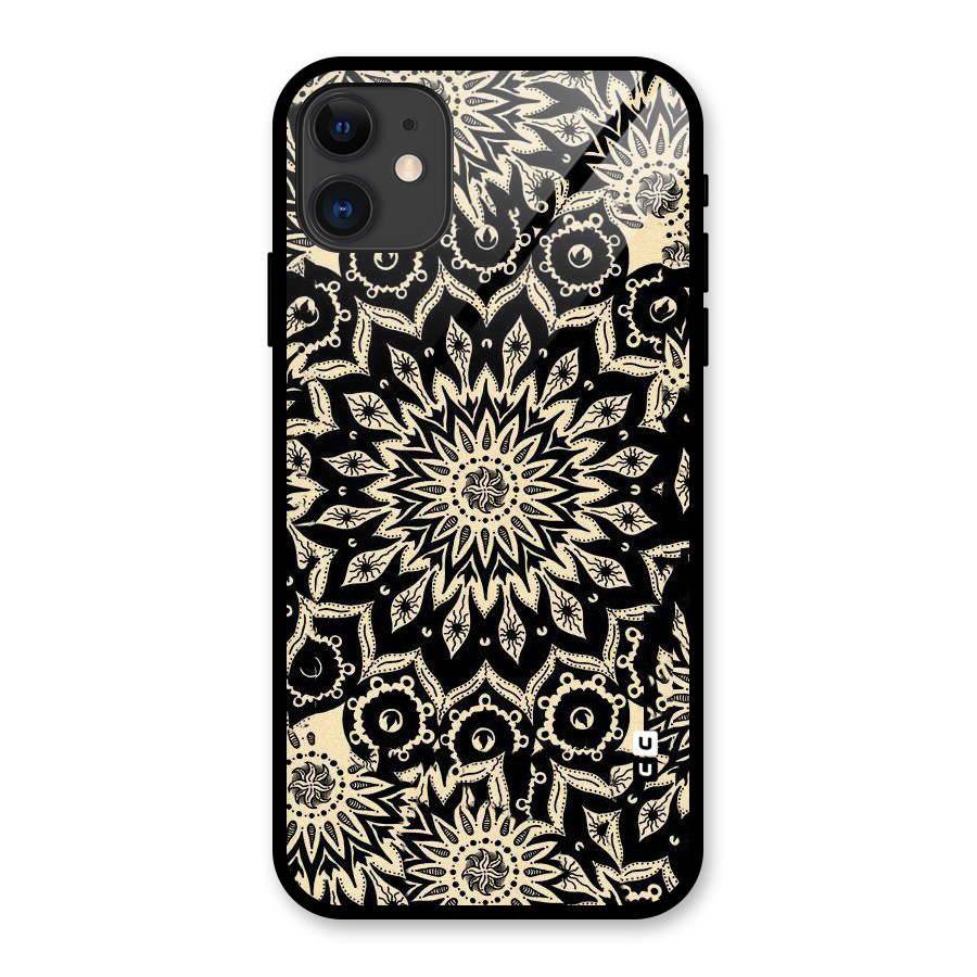 Golden Mandala Glass Back Case for iPhone 11