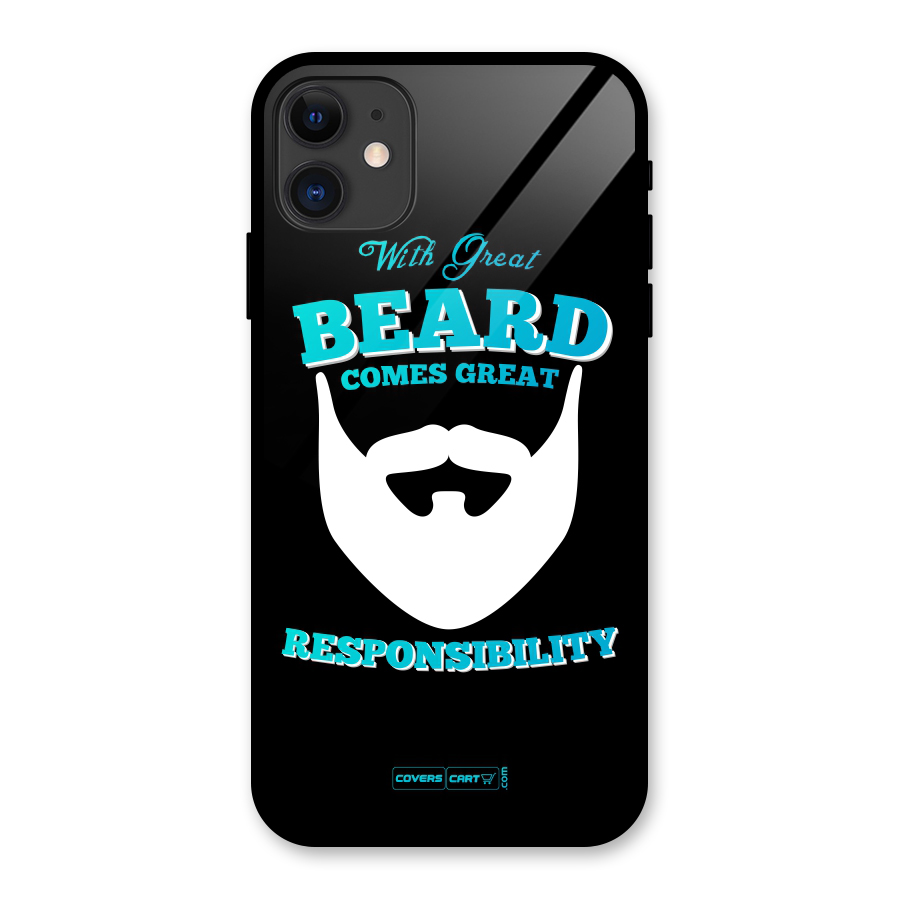 Great Beard Glass Back Case for iPhone 11