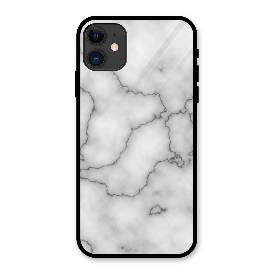 Grey Marble Glass Back Case for iPhone 11