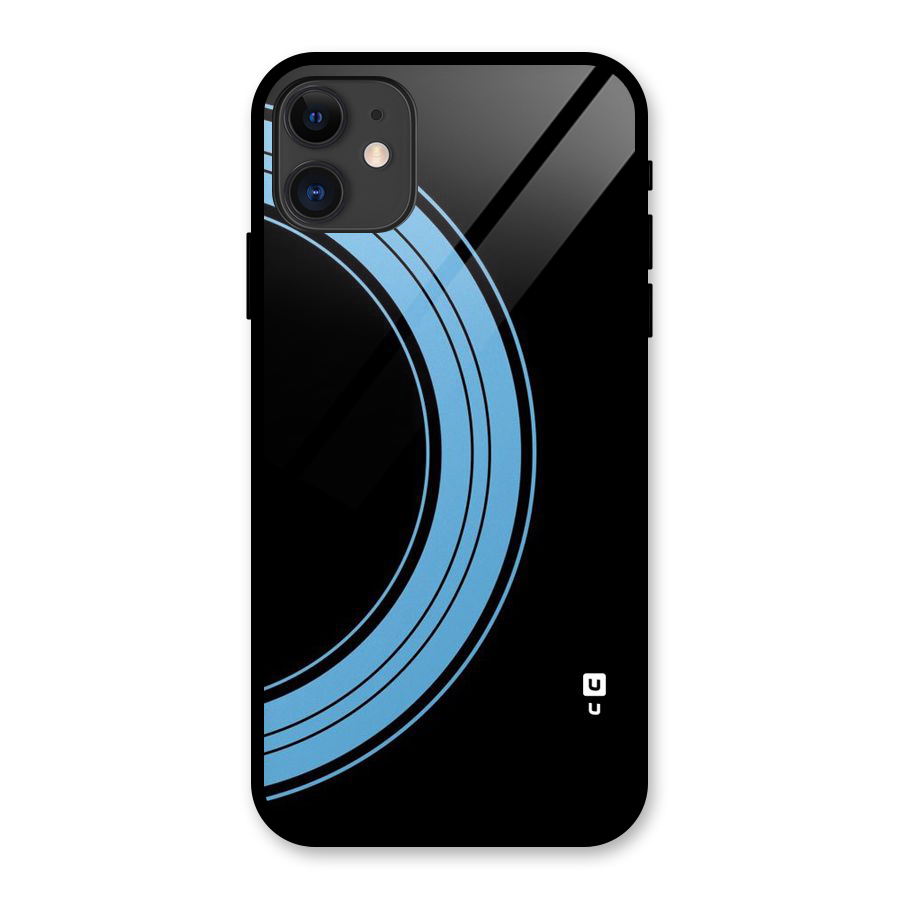 Half Circles Glass Back Case for iPhone 11