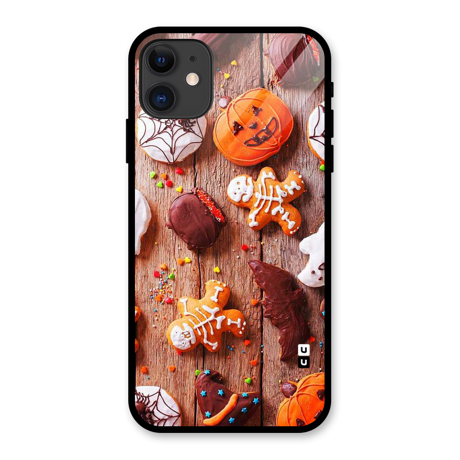 Halloween Chocolates Glass Back Case for iPhone 11