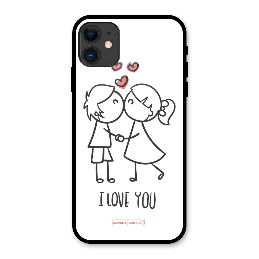 I Love You Glass Back Case for iPhone 11