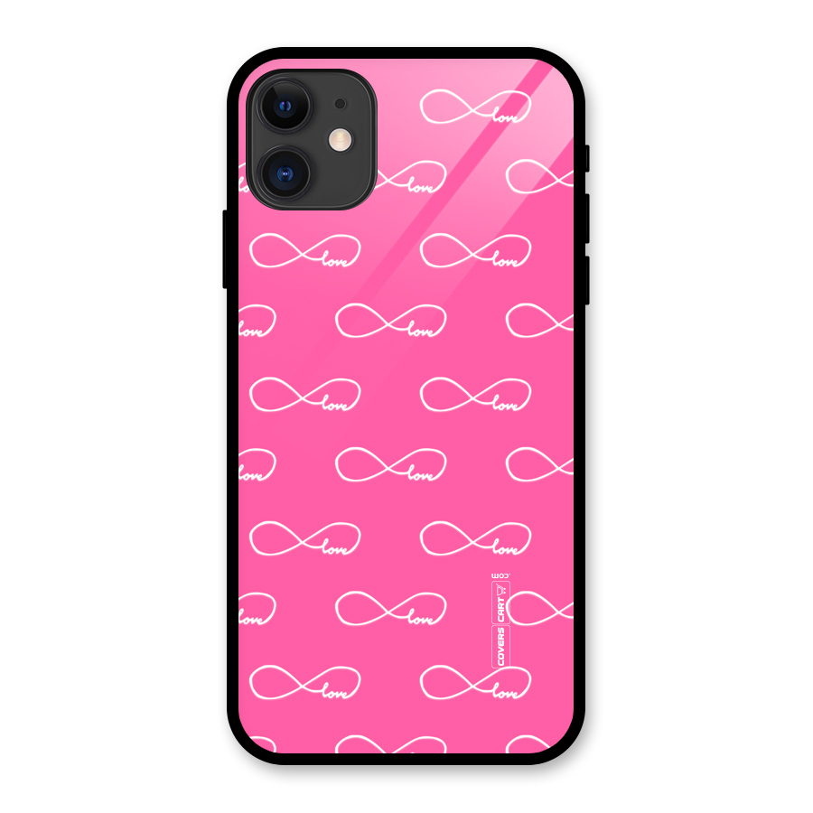 Infinity Love Glass Back Case for iPhone 11