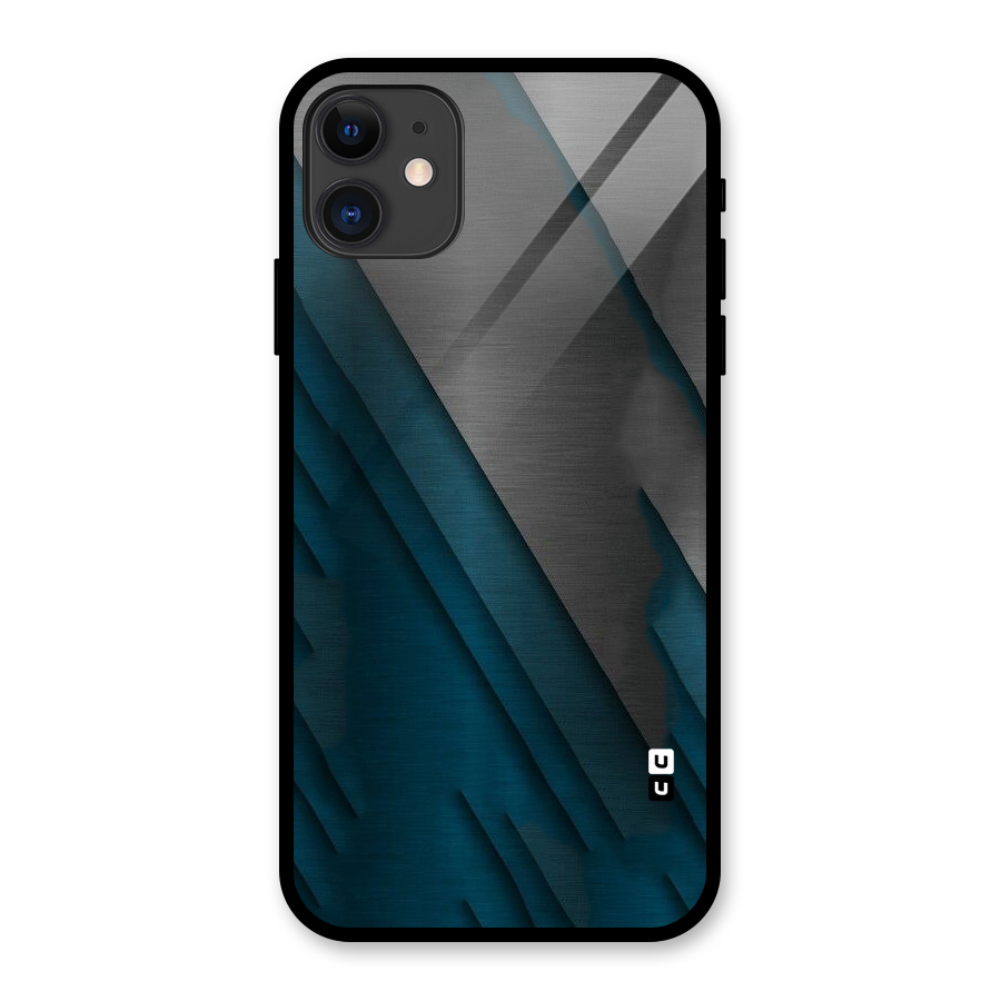 Just Lines Glass Back Case for iPhone 11
