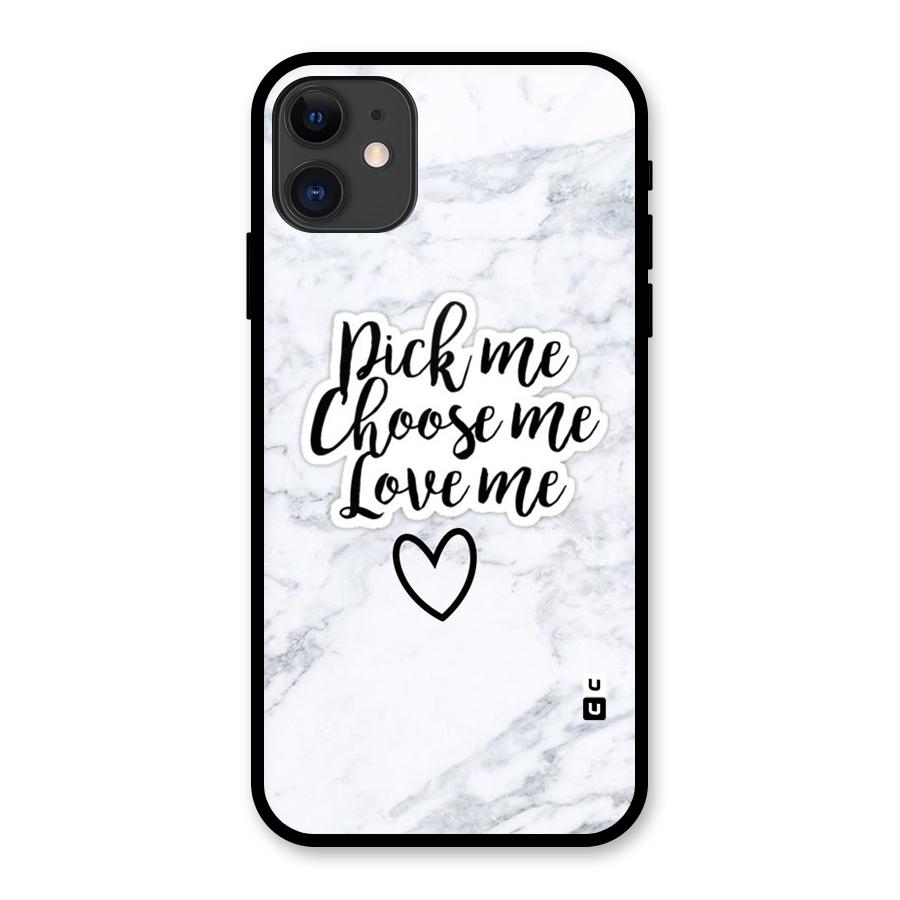 Just Me Glass Back Case for iPhone 11