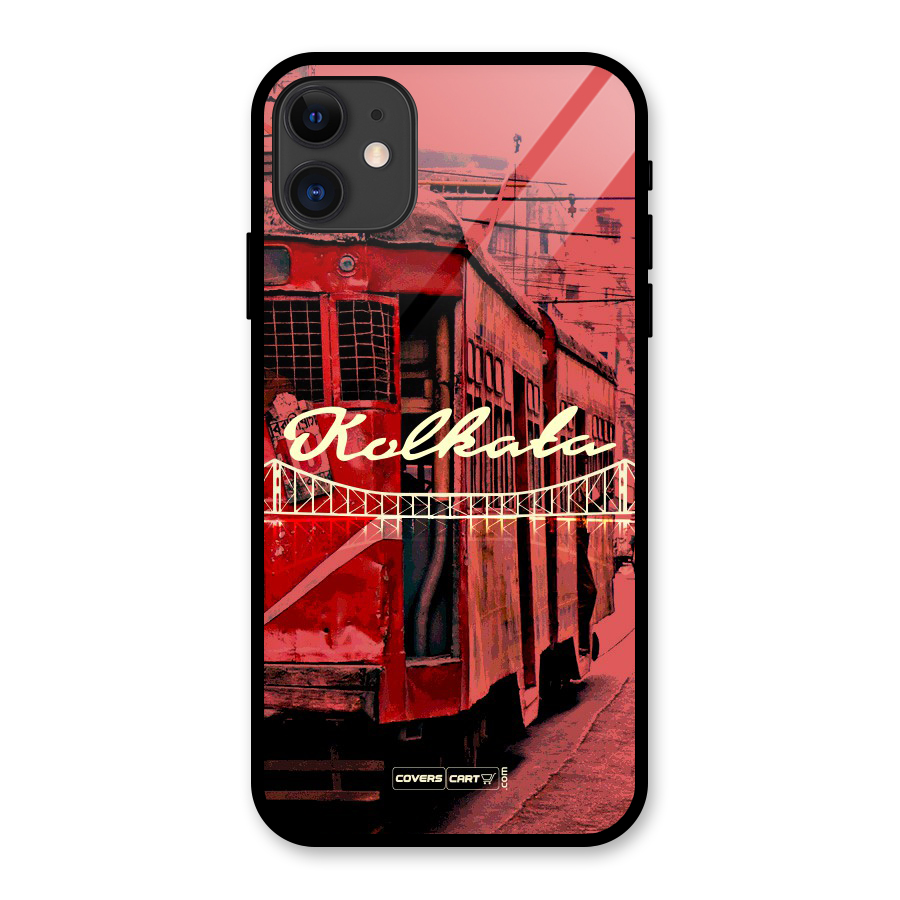 Kolkata Citystyle Glass Back Case for iPhone 11