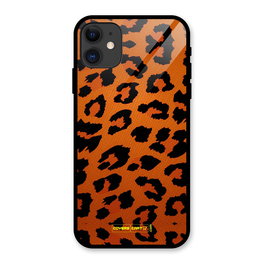 Leopard Glass Back Case for iPhone 11