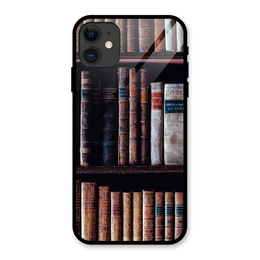 Library Love Glass Back Case for iPhone 11