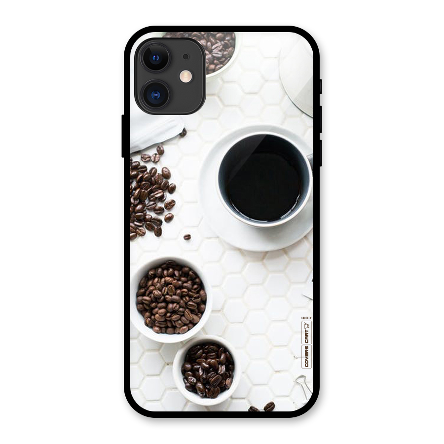 Live Coffee Glass Back Case for iPhone 11
