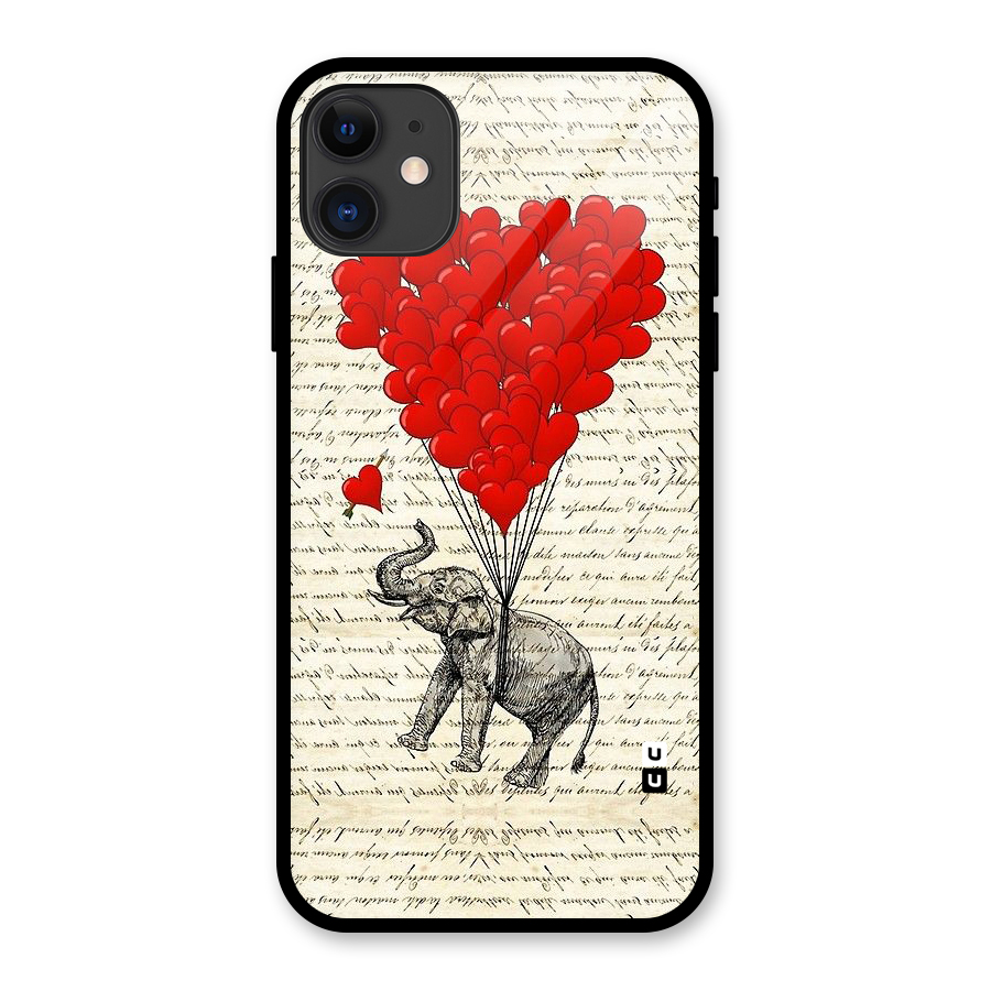 Love Weight Glass Back Case for iPhone 11