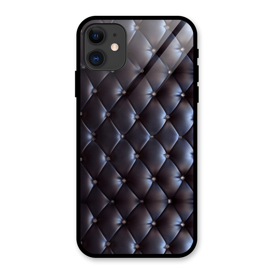 Luxury Pattern Glass Back Case for iPhone 11