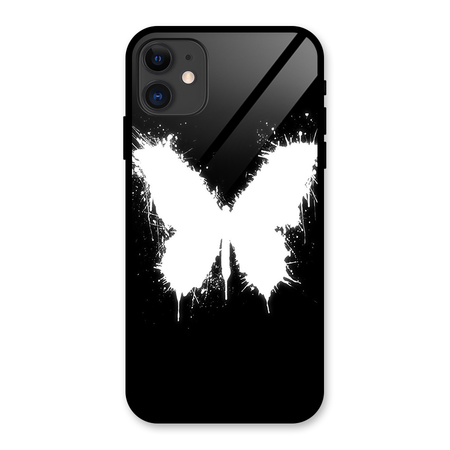 Magic Butterfly Glass Back Case for iPhone 11