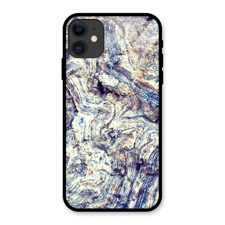 Marble Pattern Glass Back Case for iPhone 11