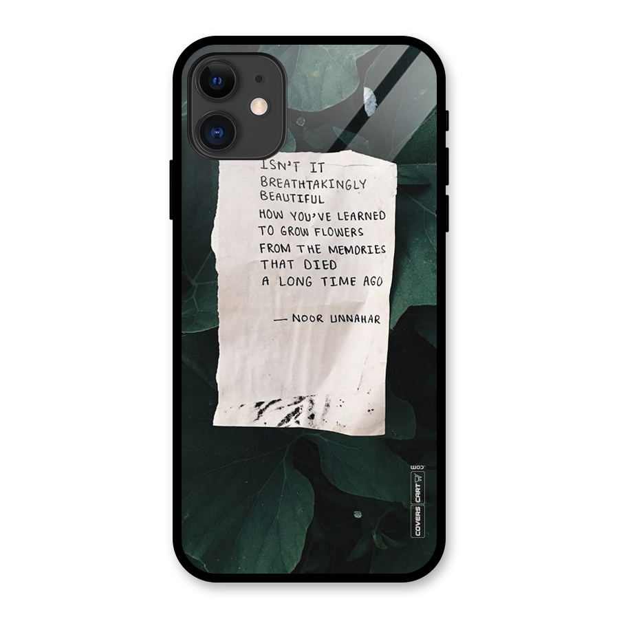 Memories Glass Back Case for iPhone 11
