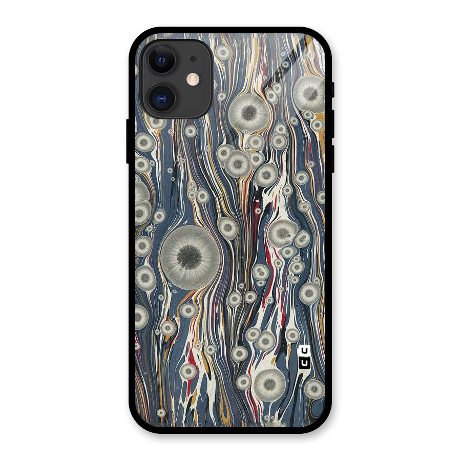 Mini Circles Glass Back Case for iPhone 11