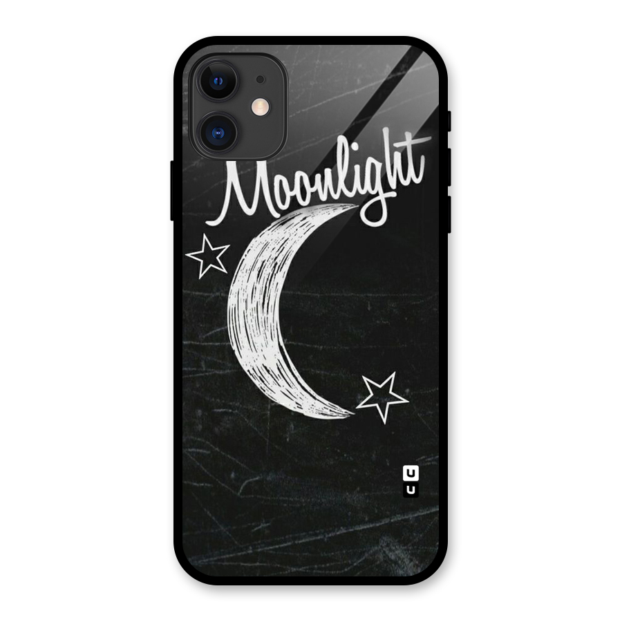 Moon Light Glass Back Case for iPhone 11