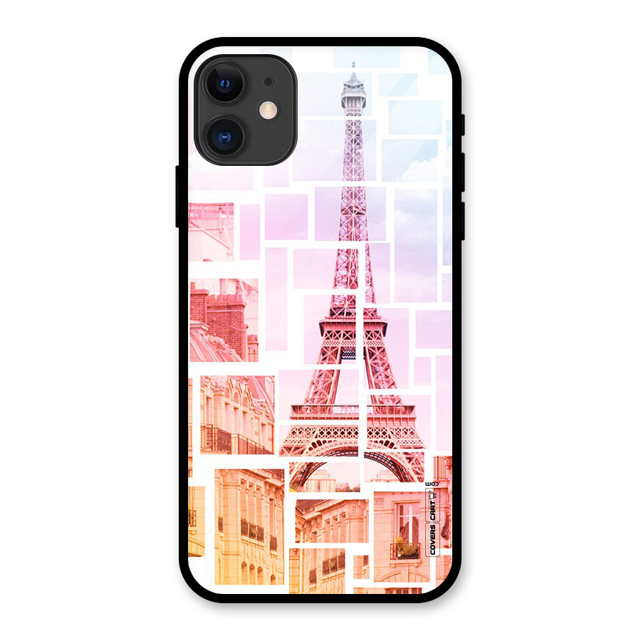 Mosiac City Glass Back Case for iPhone 11