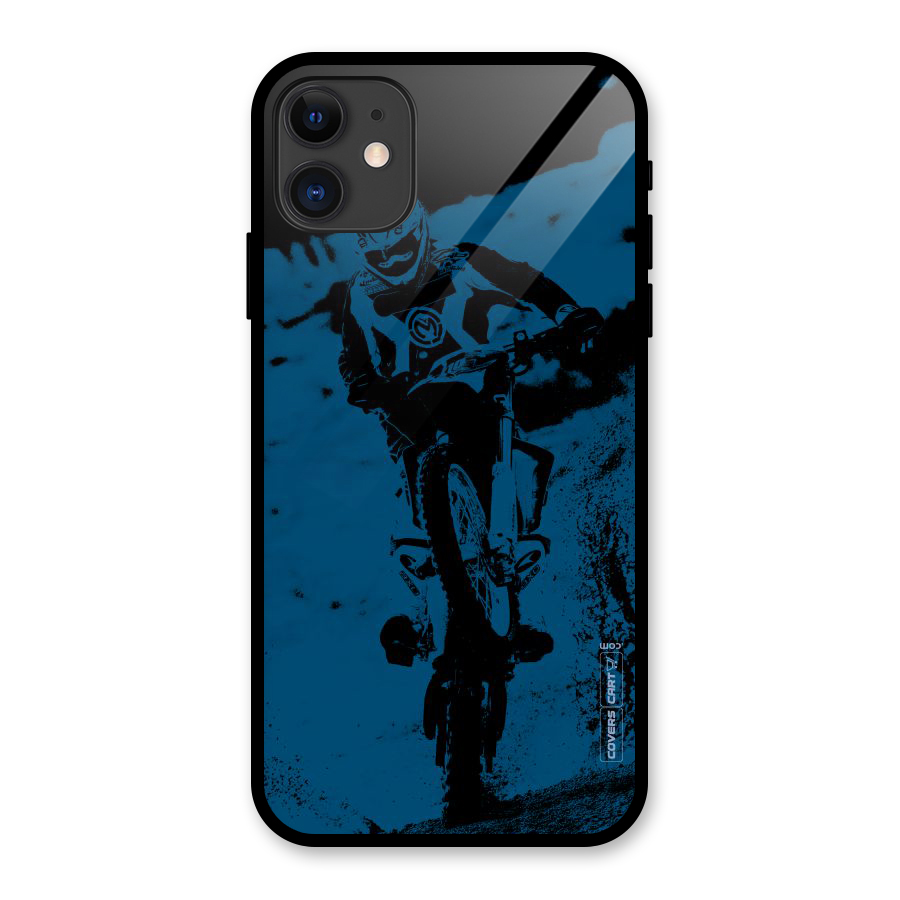 Moto Combat Glass Back Case for iPhone 11