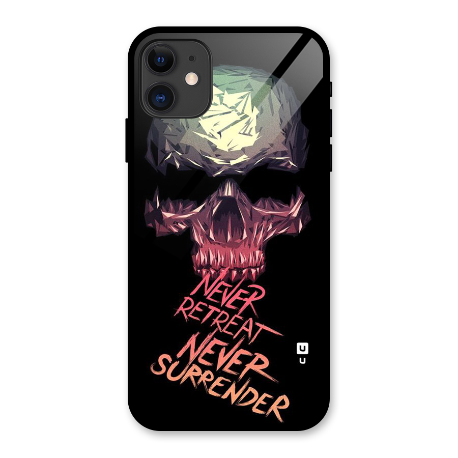 Never Retreat Glass Back Case for iPhone 11